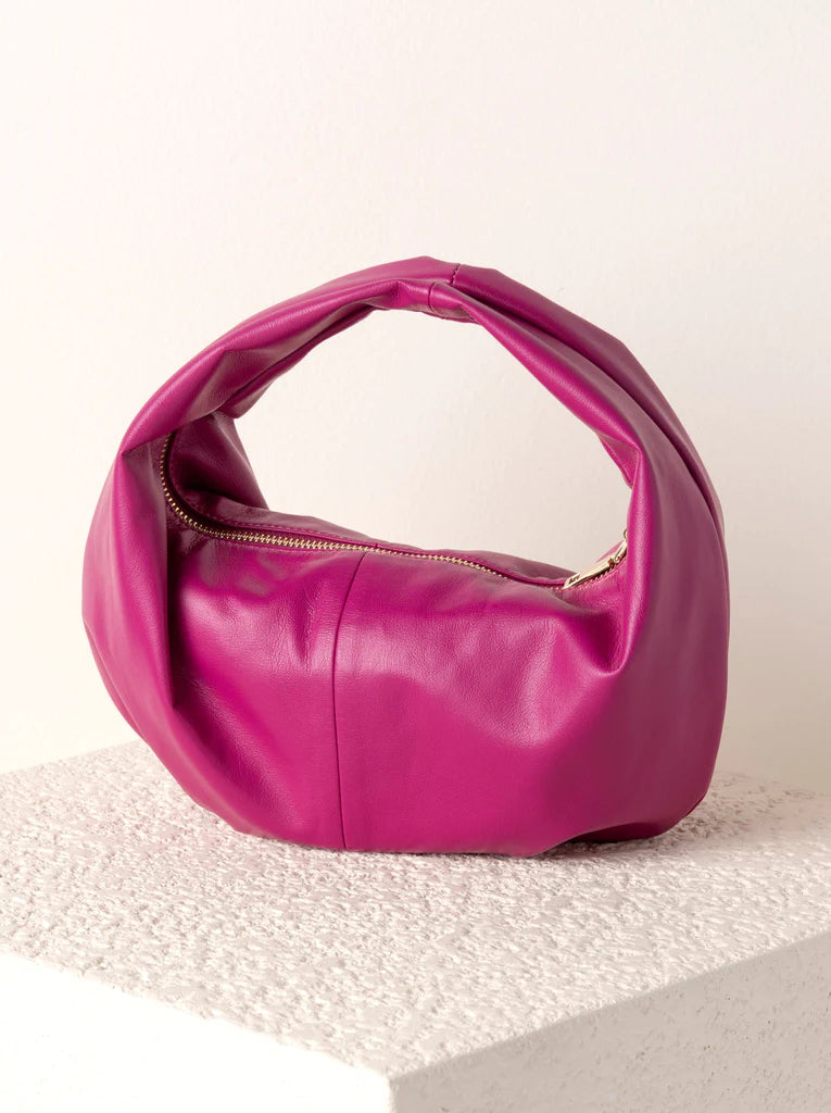 SHIRALEAH MILANO MINI HOBO MAGENTA