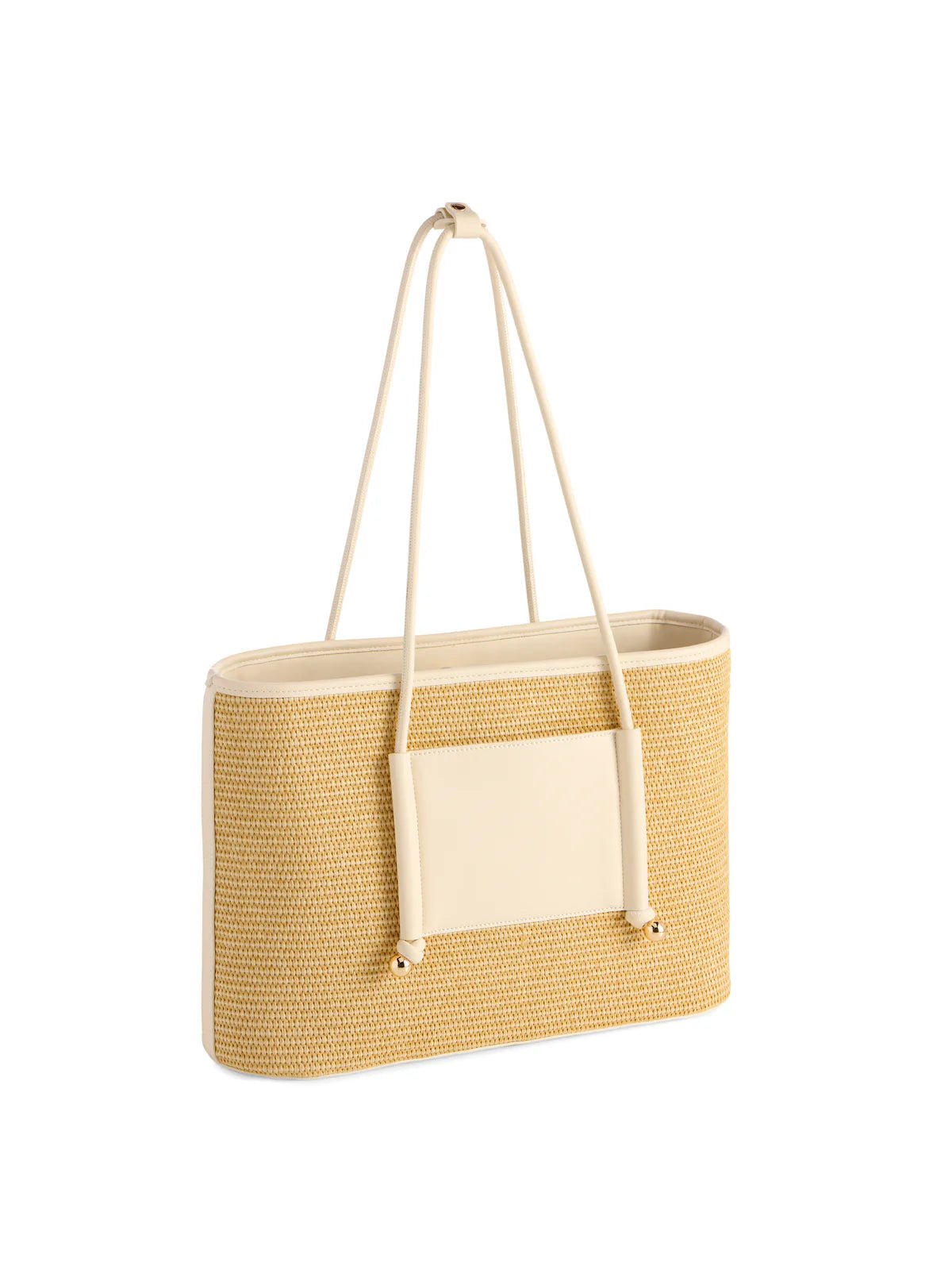 Salerno Ivory Tote - Bella Boutique
