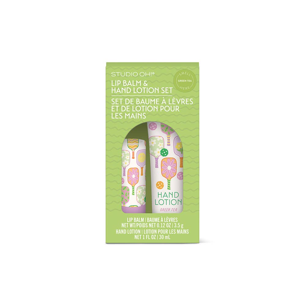 Pickleball Rally Lip Balm & Hand Lotion Set - Bella Boutique