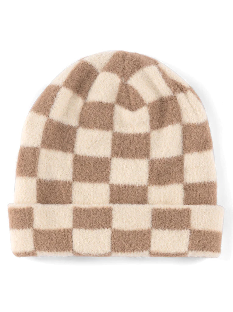 SHIRALEAH TANNER HAT BLACK AND TAN