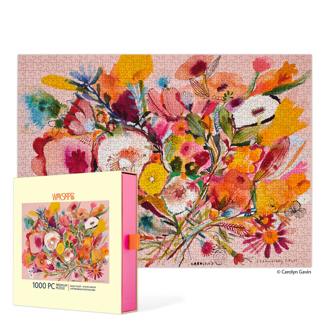 Strawberry Fields Floral Puzzle - Bella Boutique