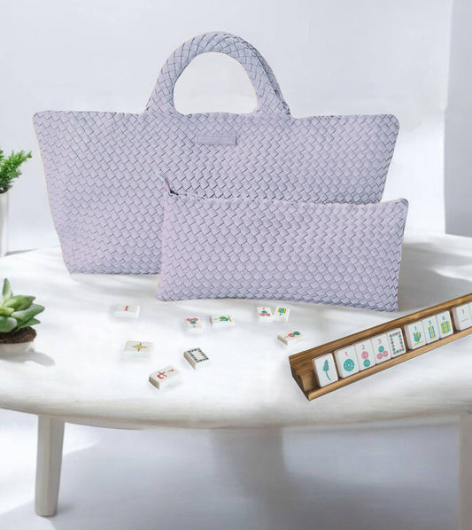 Lavender Woven Tote