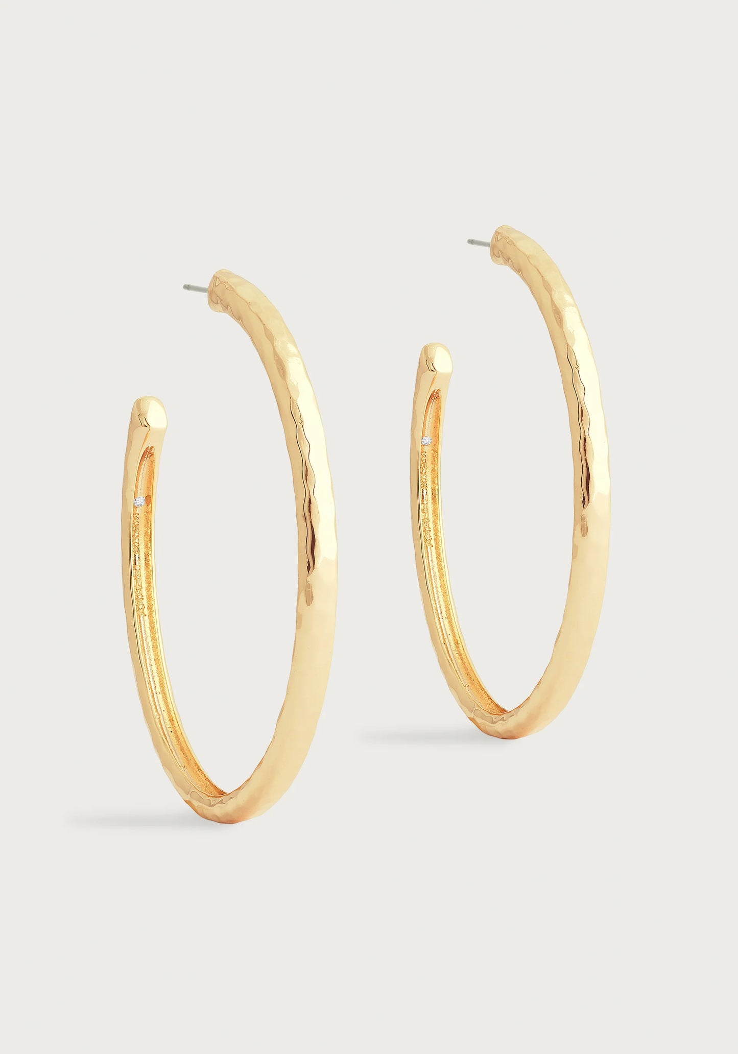 Farrier Large Hoops Gold - Bella Boutique
