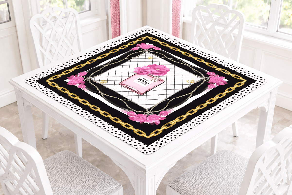 Bamboo Blossom Mahjong Mat – Eau de Mahj Collection - Bella Boutique