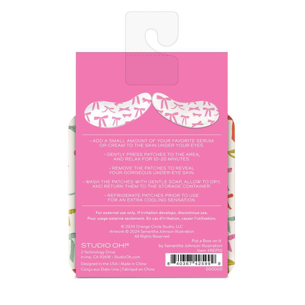 Put a Bow on It Reusable Under-Eye Patches - Bella Boutique