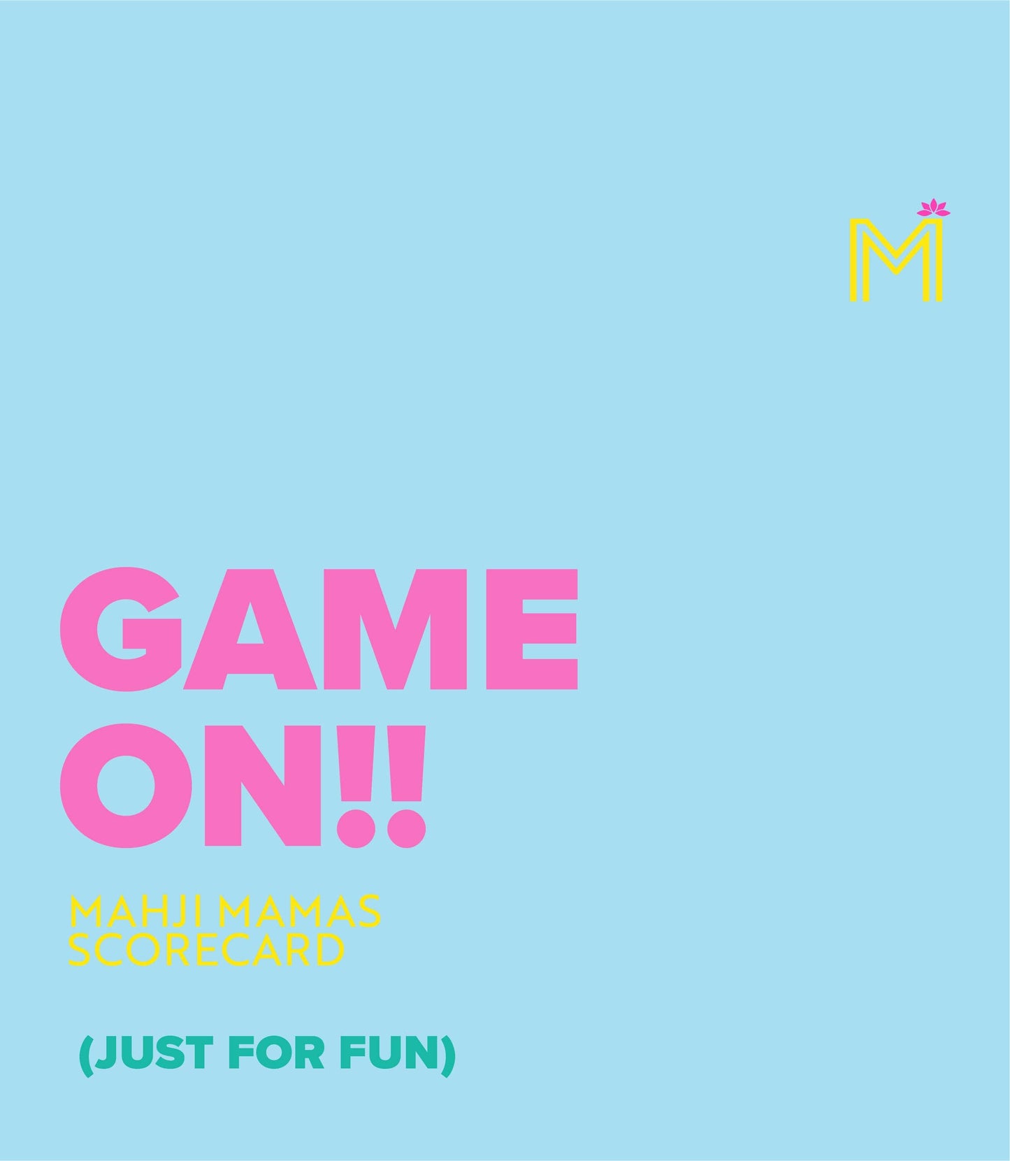 MAHJONG SCORECARD NOTEPAD WITH RULES - Bella Boutique