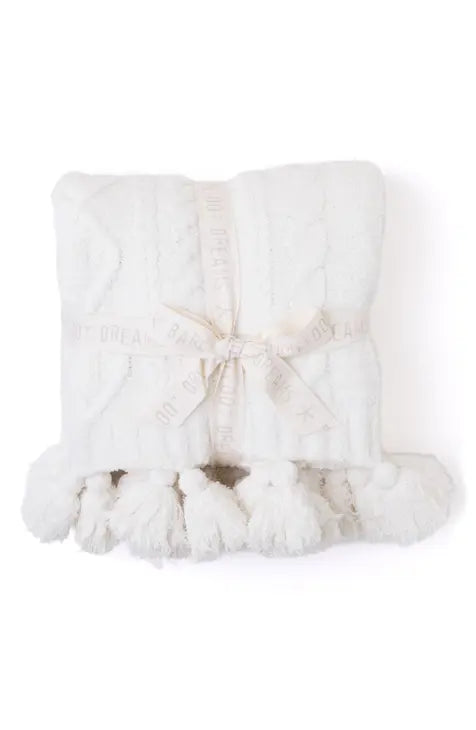 Barefoot Dreams Cozy Chic Cable Throw