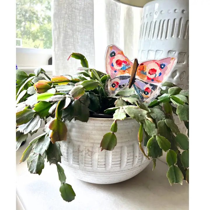 Butterfly Acrylic Plant Stick - Bella Boutique