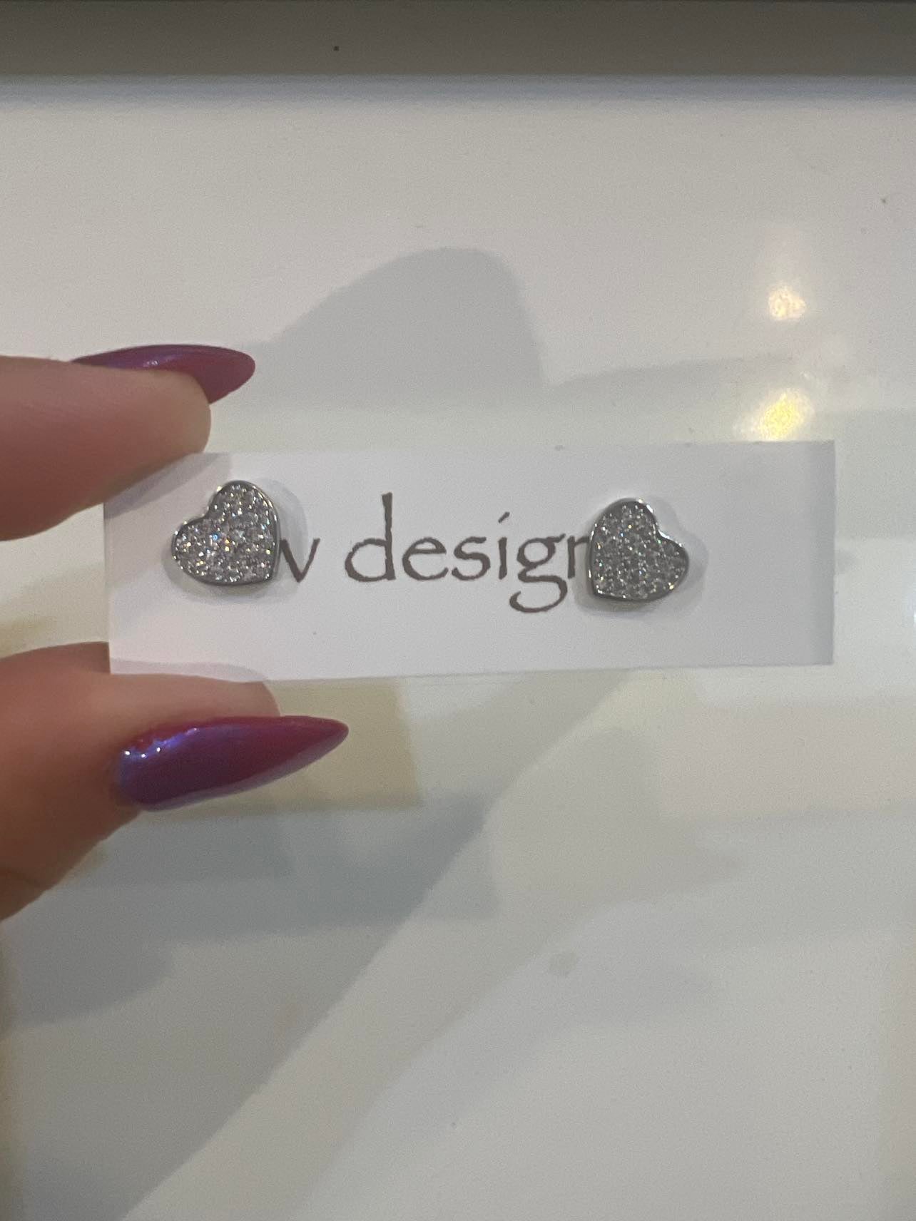 CV Designs Heart Stud