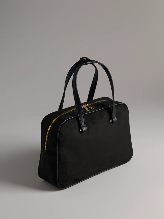 Valerie Satchel Black - Bella Boutique