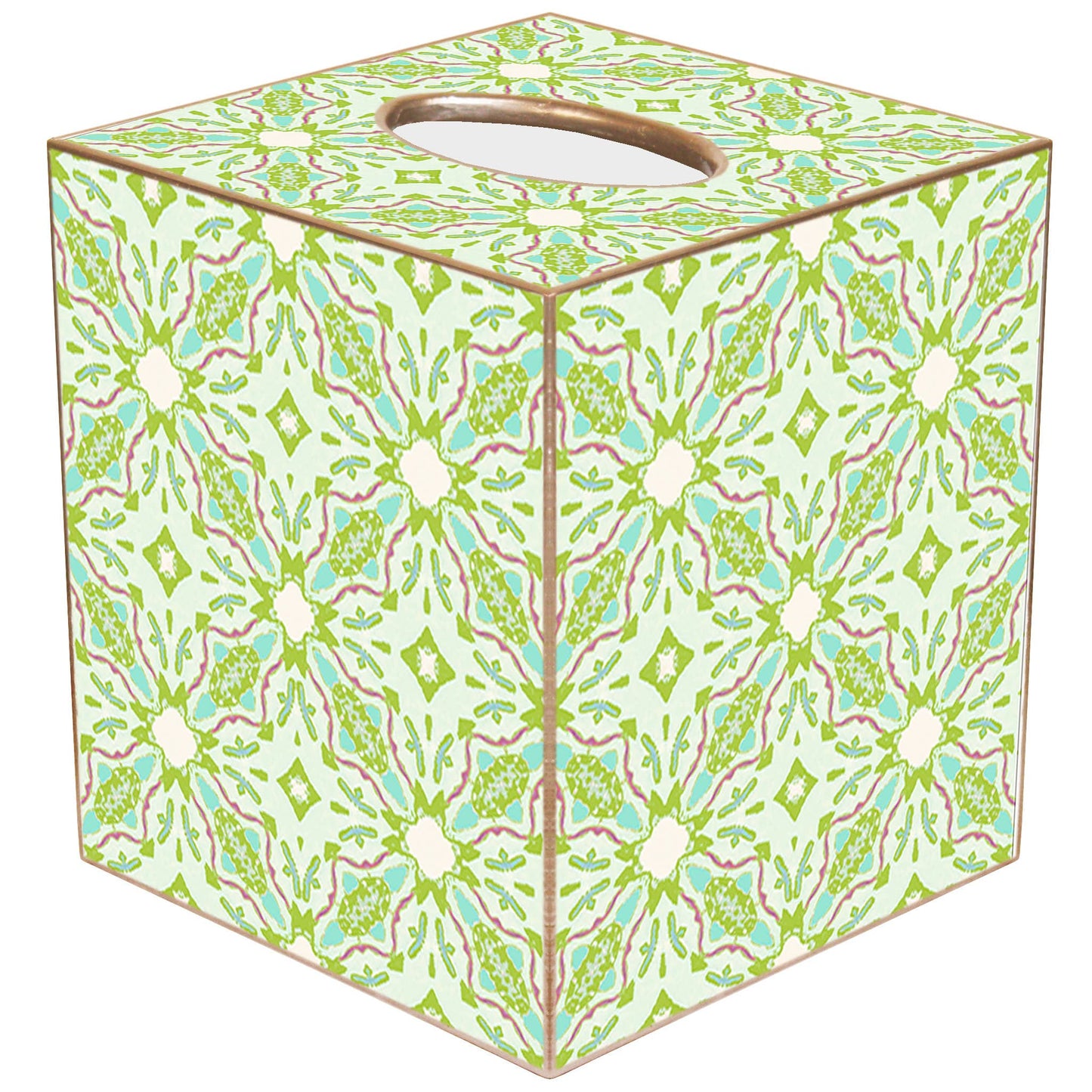 TB7832- Lagos Green Laura Park Tissue Box