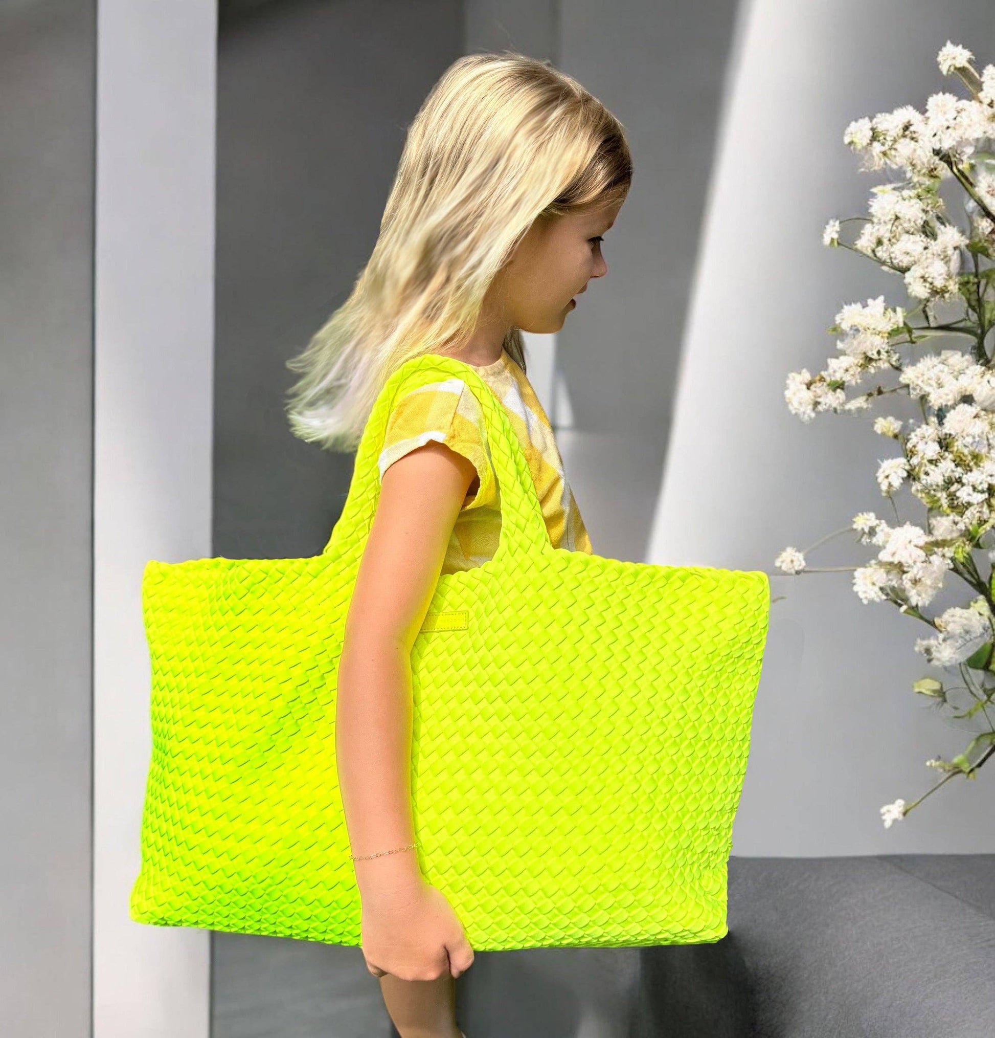 Woven Mahjong Carryall - Bella Boutique