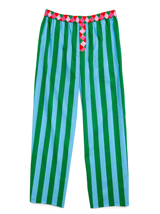 Festive Striped Boxer Pant - Bella Boutique