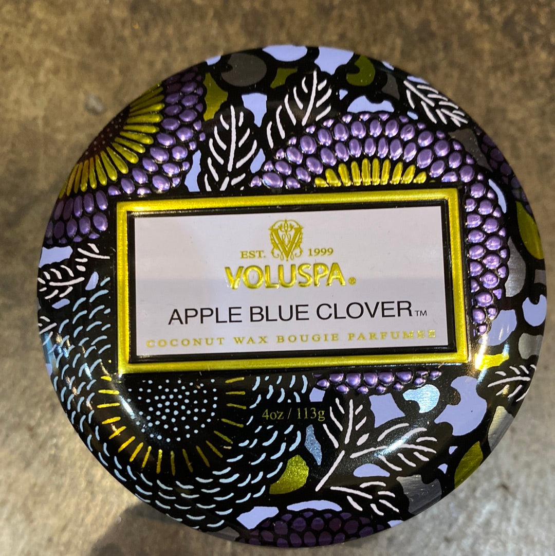 Apple Blue Clover Mini Tin