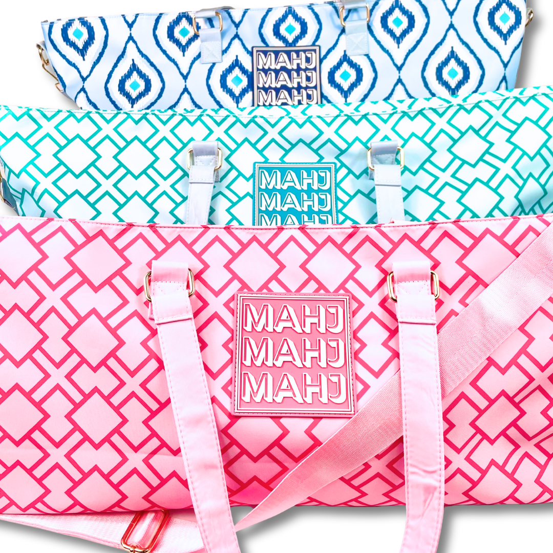 Premium Mahjong Tote Bag | Zipper, Perfect Width and Height | Carry All your Mah Jongg Accessories