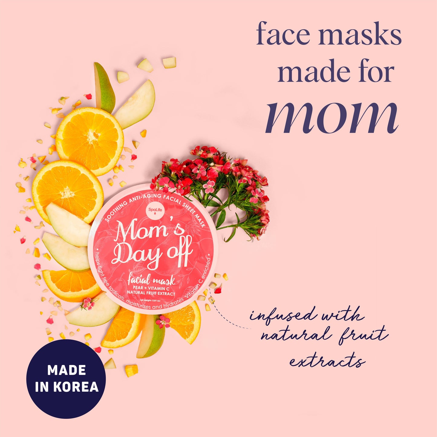 Mother's Day Rejuvenating & Soothing Facial Mask -10 Pk - Bella Boutique