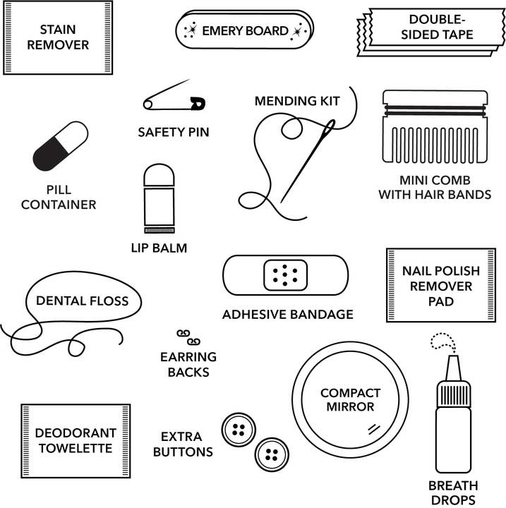 Blush Leopard Minimergency Kit - Bella Boutique