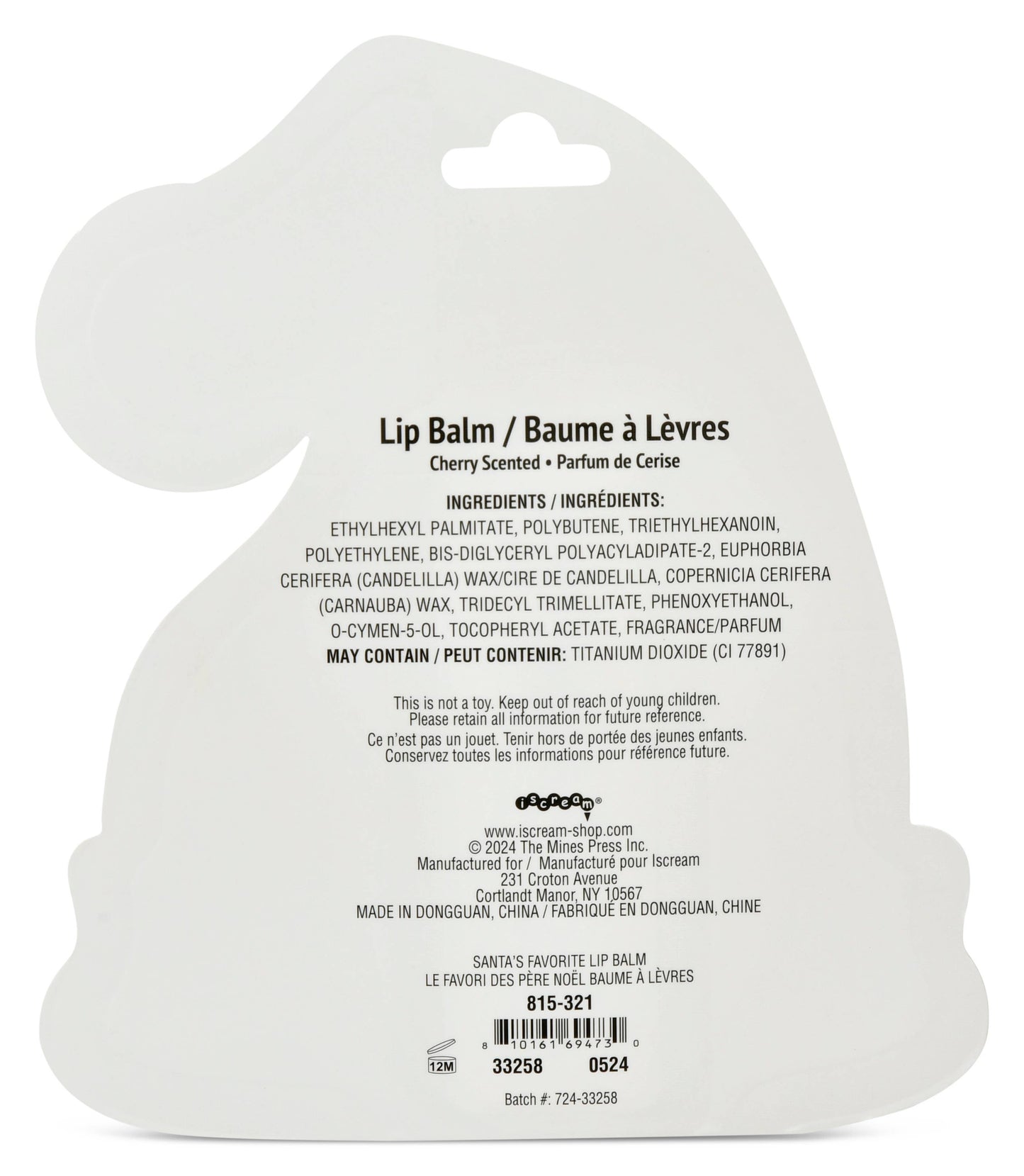 Santa's Favorite Lip Balm - Bella Boutique