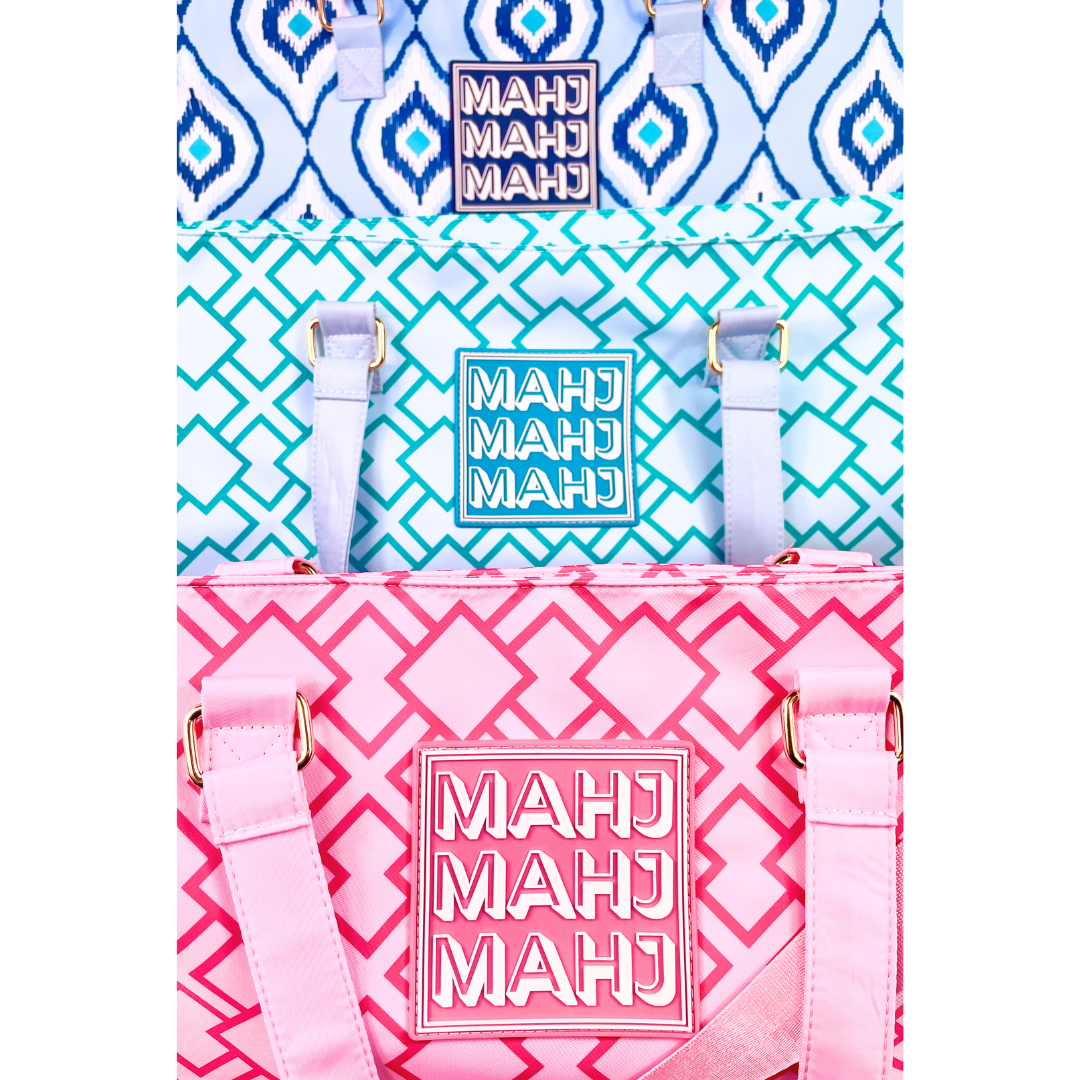 Premium Mahjong Tote Bag | Zipper, Perfect Width and Height | Carry All your Mah Jongg Accessories