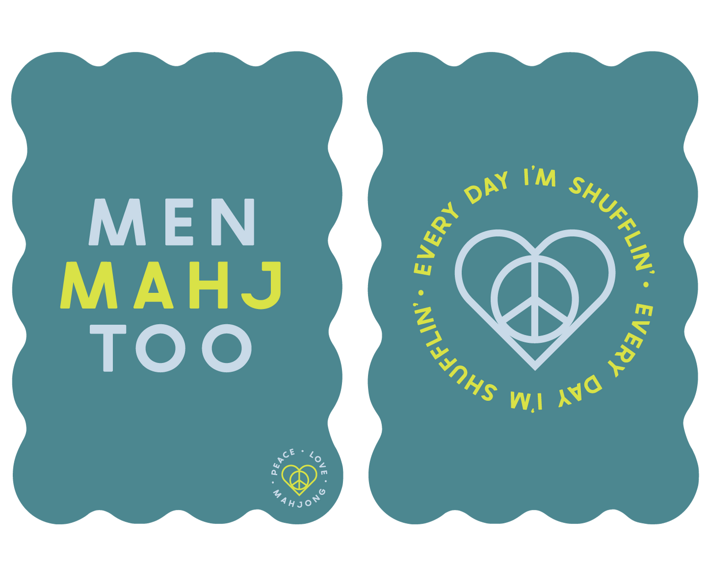 Mahjong Tile Shufflers (Set of 2) - Bella Boutique