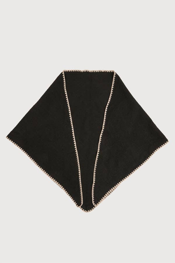 Knitted Triangle Shawl - Bella Boutique