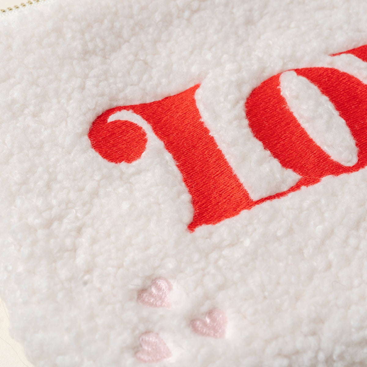 Teddy Pouch-Love - Bella Boutique