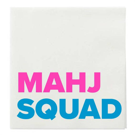 “MAHJ SQUAD” COCKTAIL NAPKINS - Bella Boutique