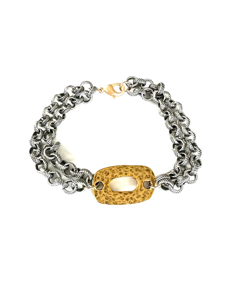 Oval Link Braclet - Bella Boutique