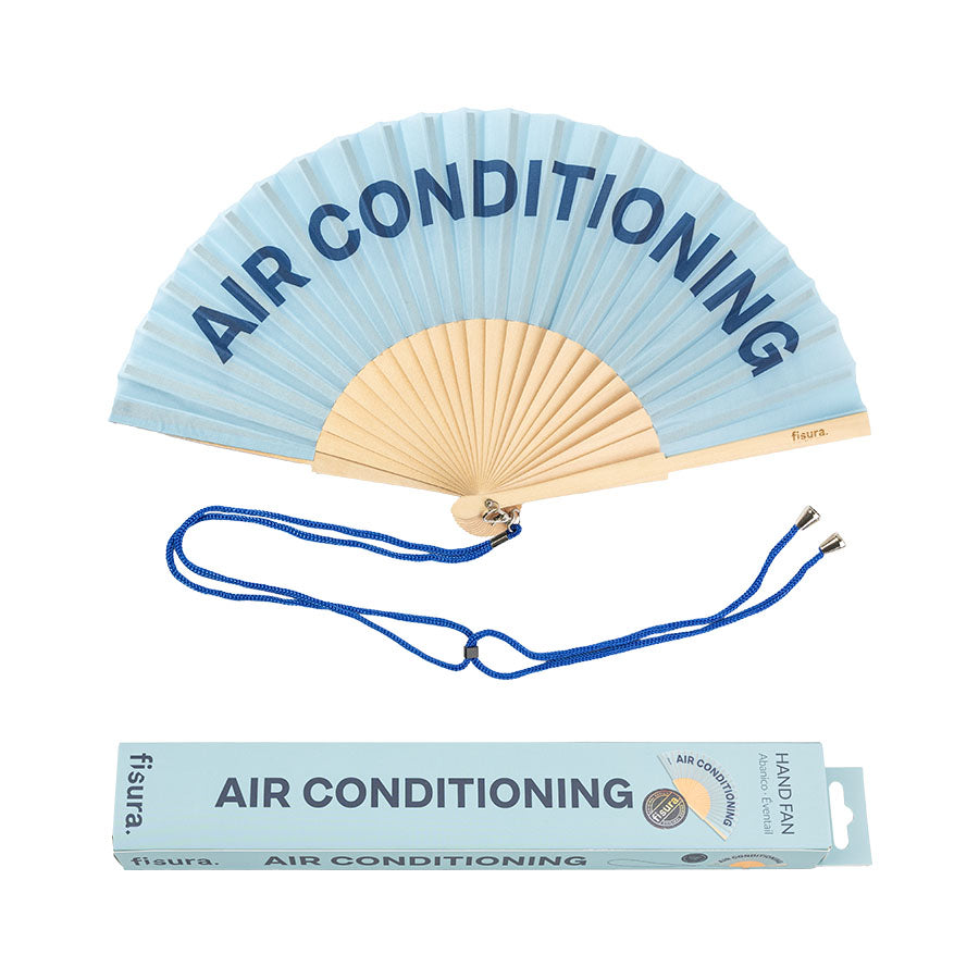"Air Conditioning" Hand Fan - Bella Boutique