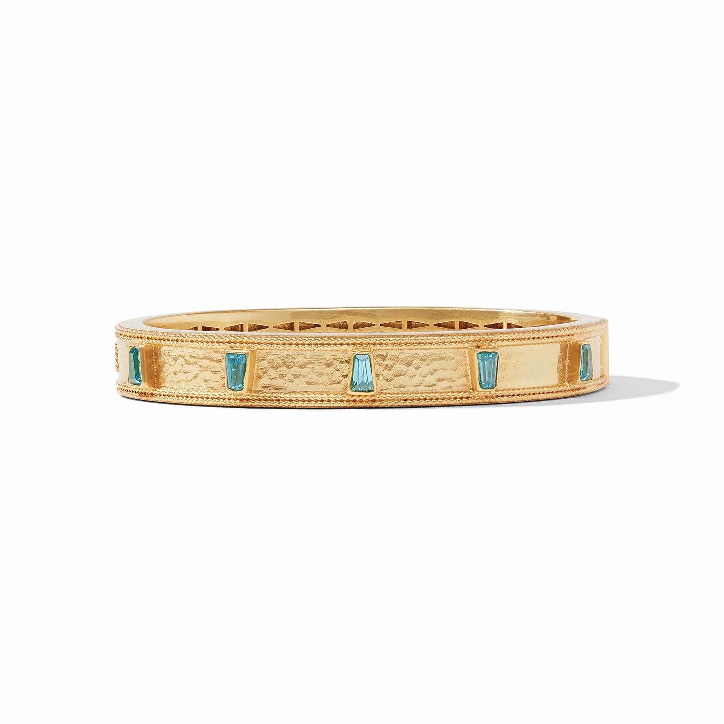 Julie Vos Auora Stone Hinge Bangle