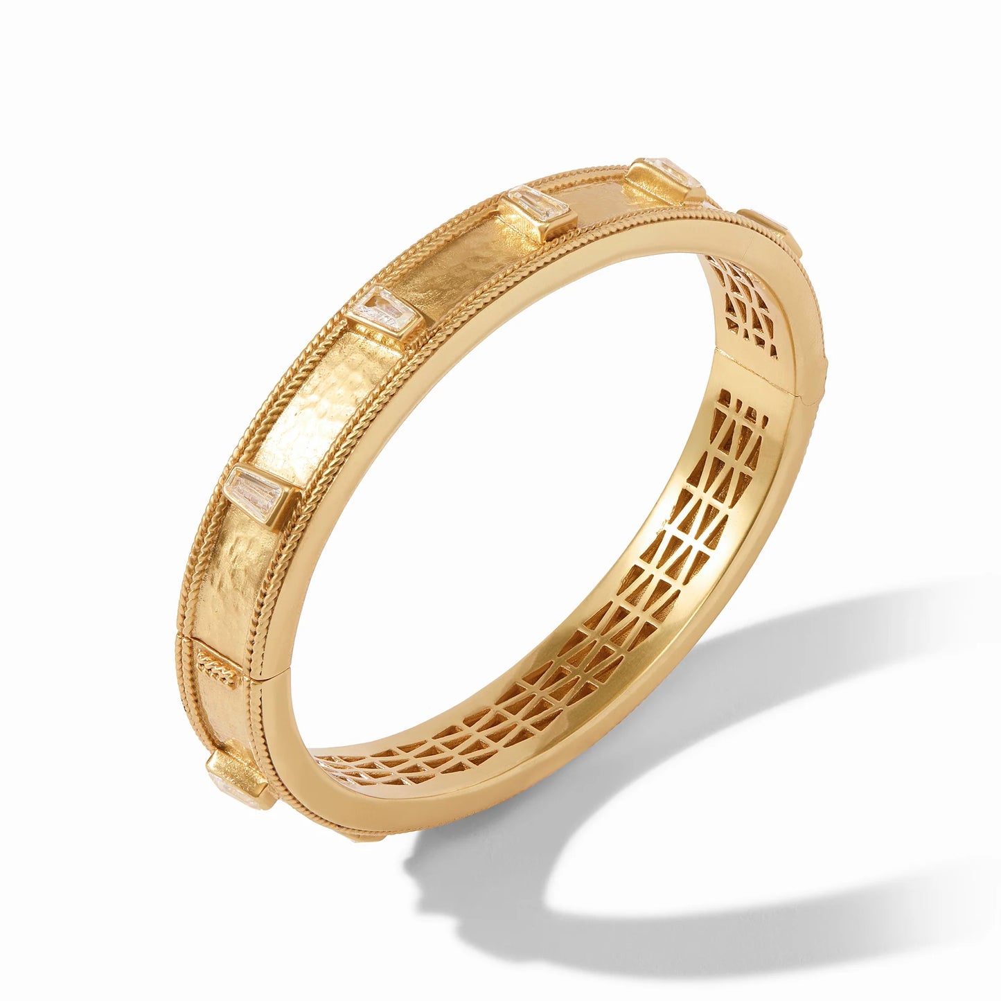 Julie Vos Auora Stone Hinge Bangle