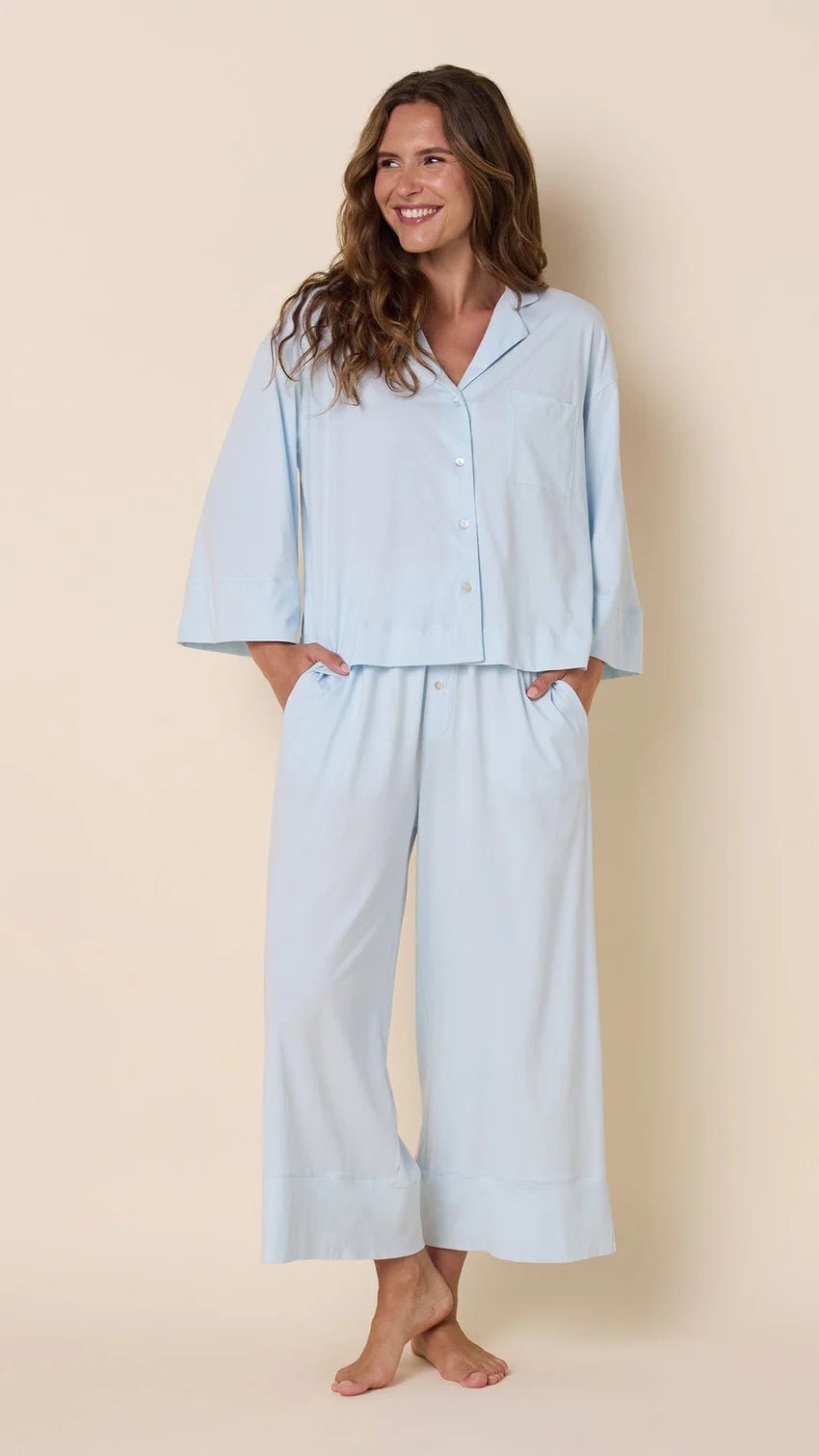 The Mariposa Pajama Set Pima Organics - Bella Boutique