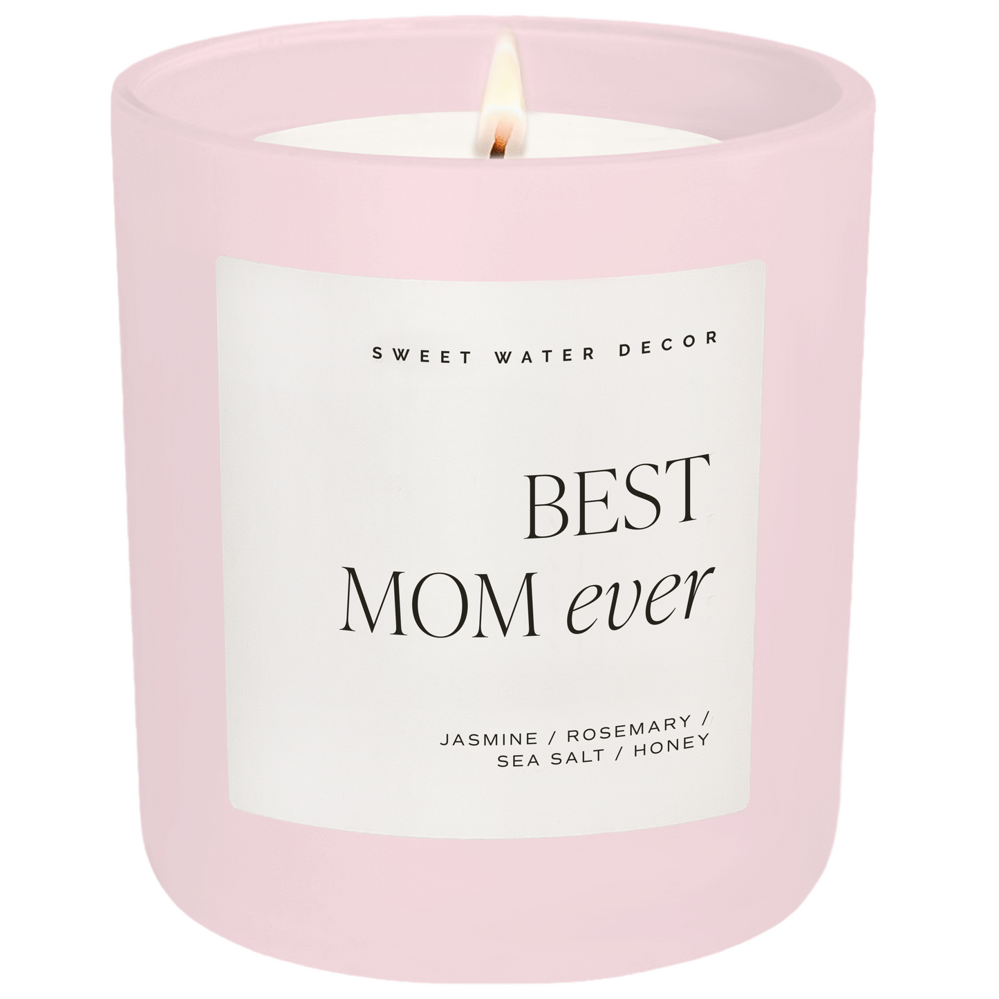 Best Mom Ever 15 oz Soy Candle, Matte Jar - Gifts