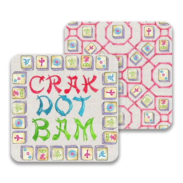 Crak Dot Bam Paper Drink Coaster - Bella Boutique