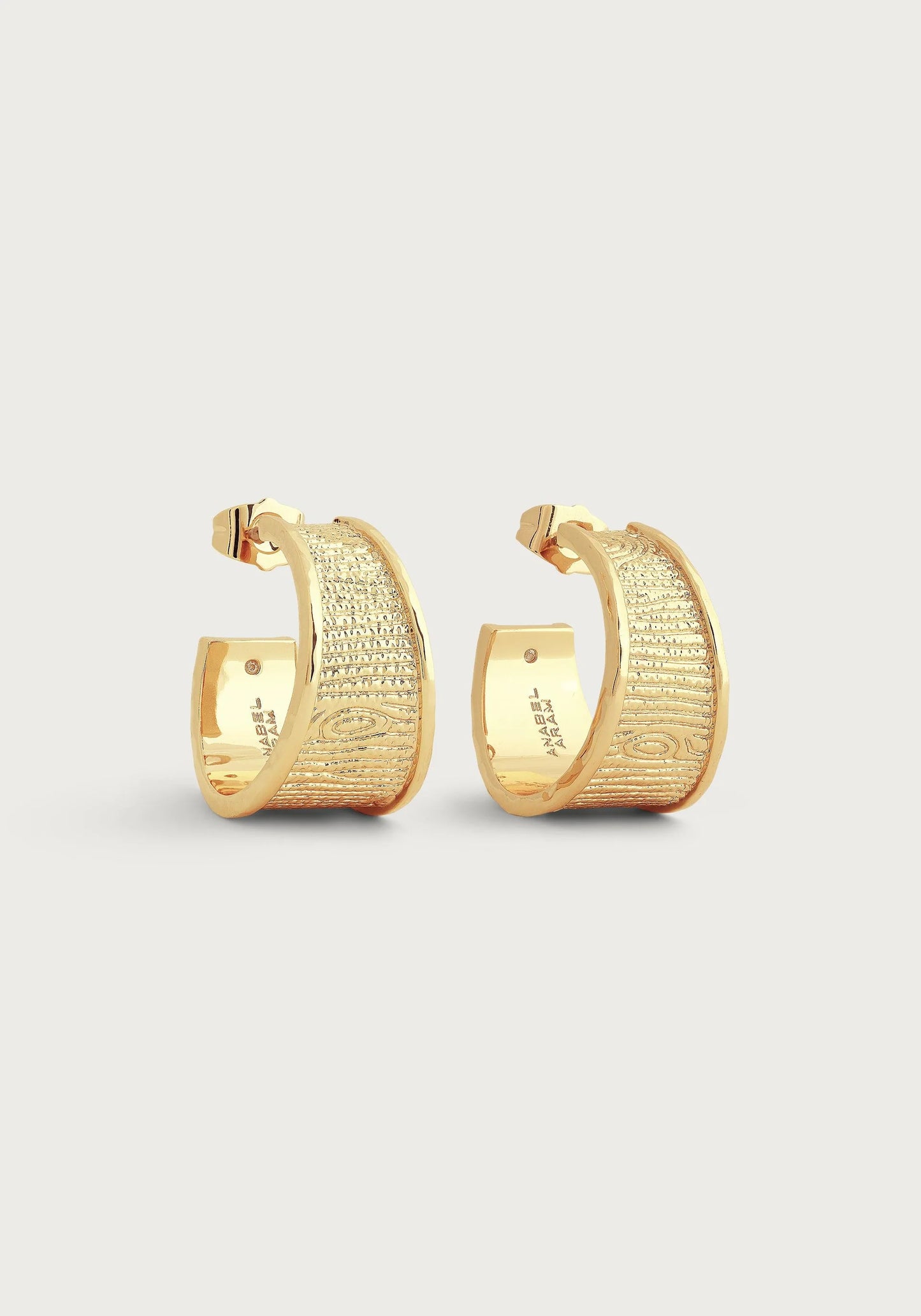 Enchanted Forest Bark Hoops - Bella Boutique