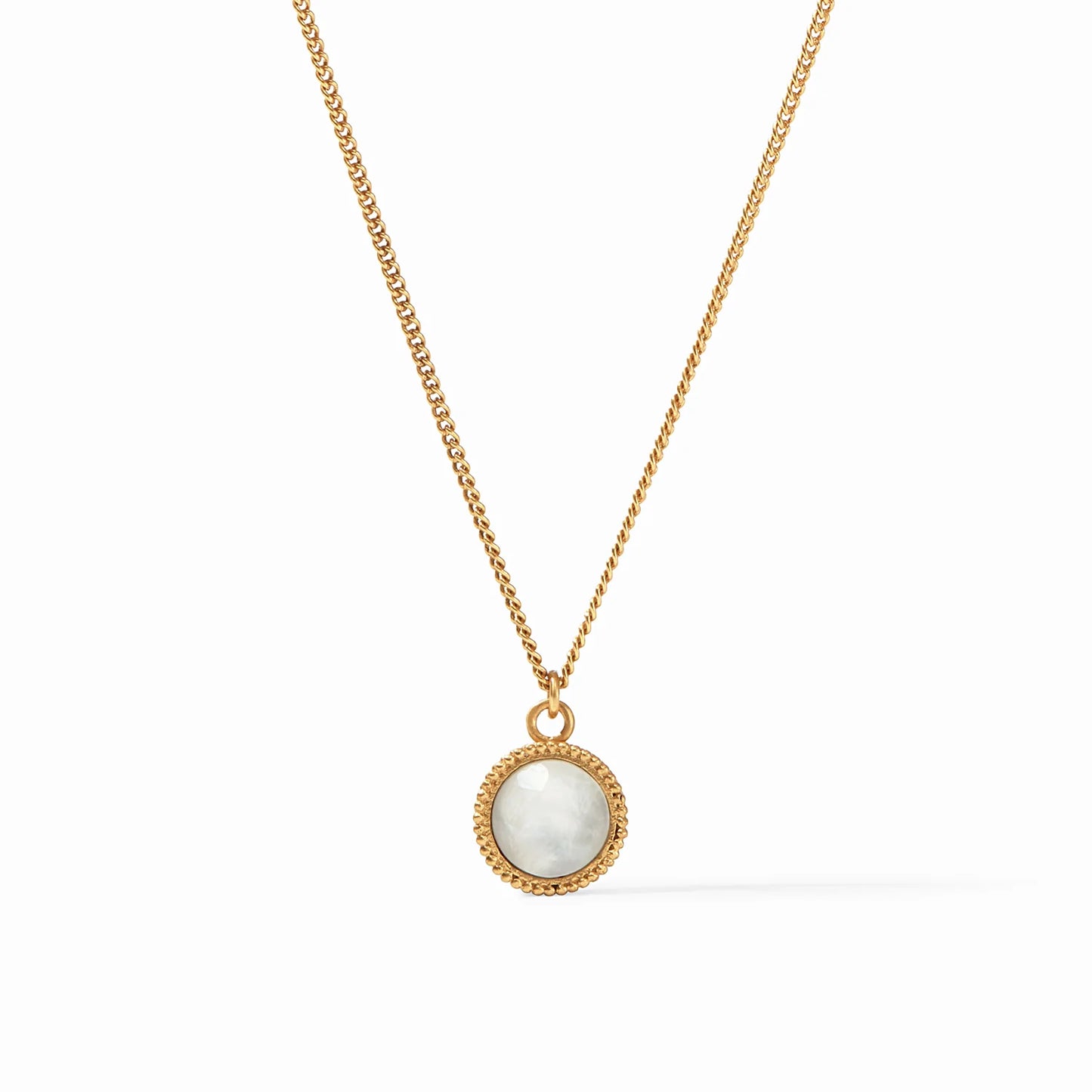 Fleur De Lis Solitaire Necklace