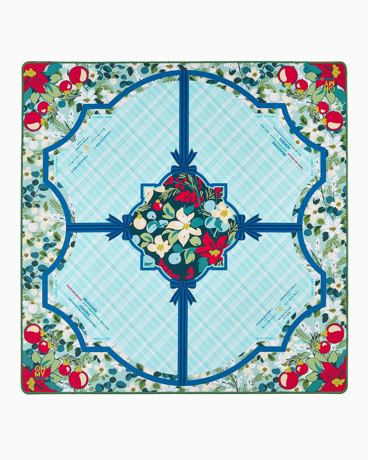 Winterberry Oh My Mahjong Mat