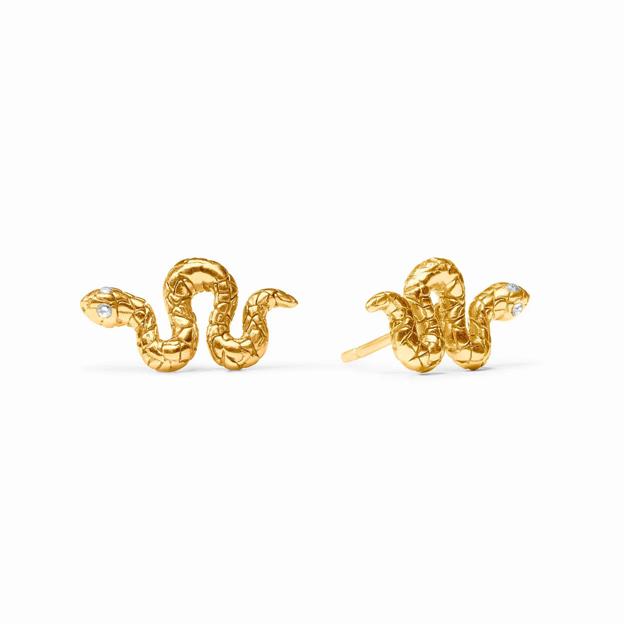 Snake Stud Earring CZ - Bella Boutique