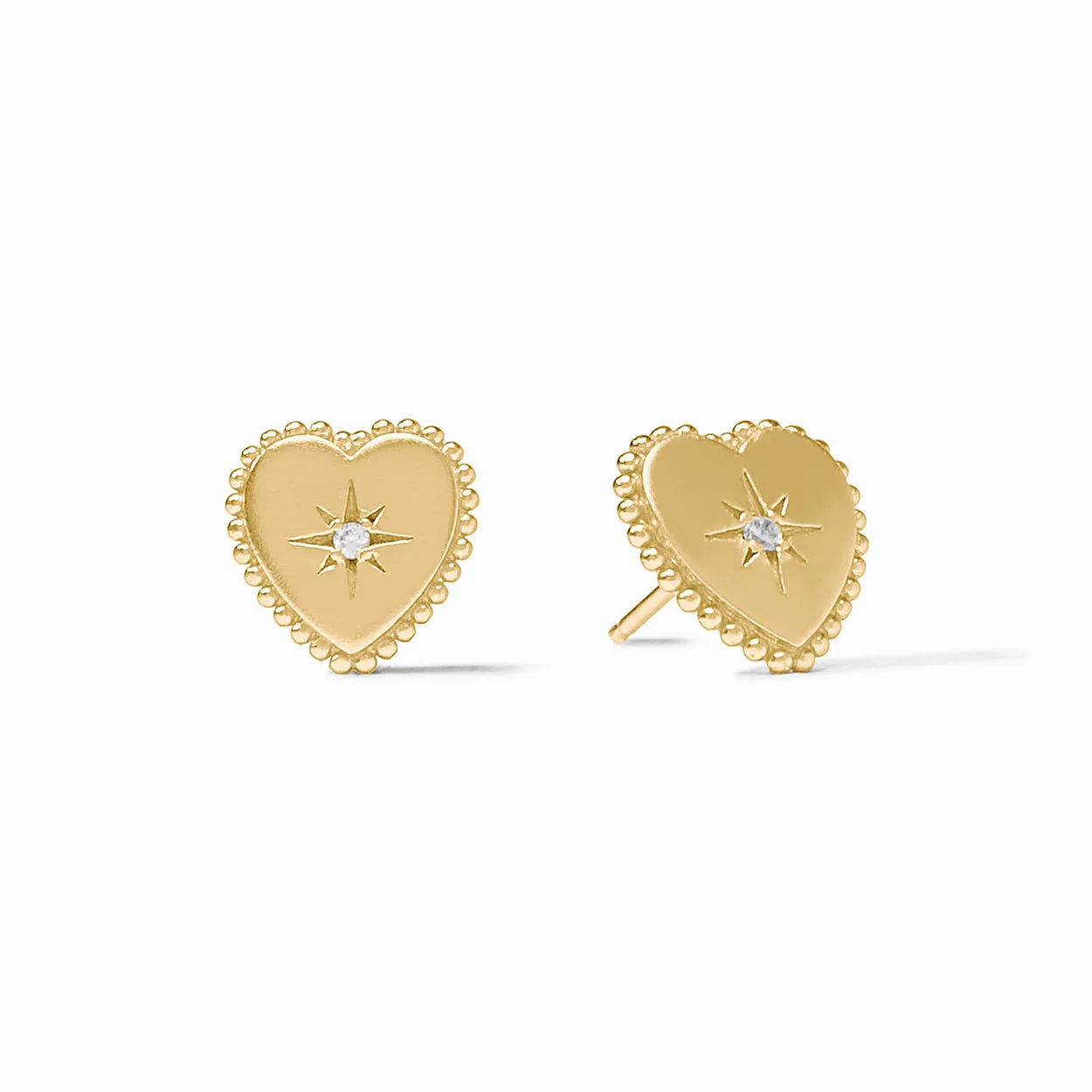 Heart Stud CZ - Bella Boutique