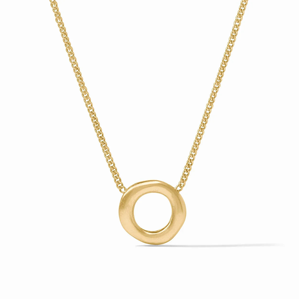 Wave Circle Necklace - Bella Boutique