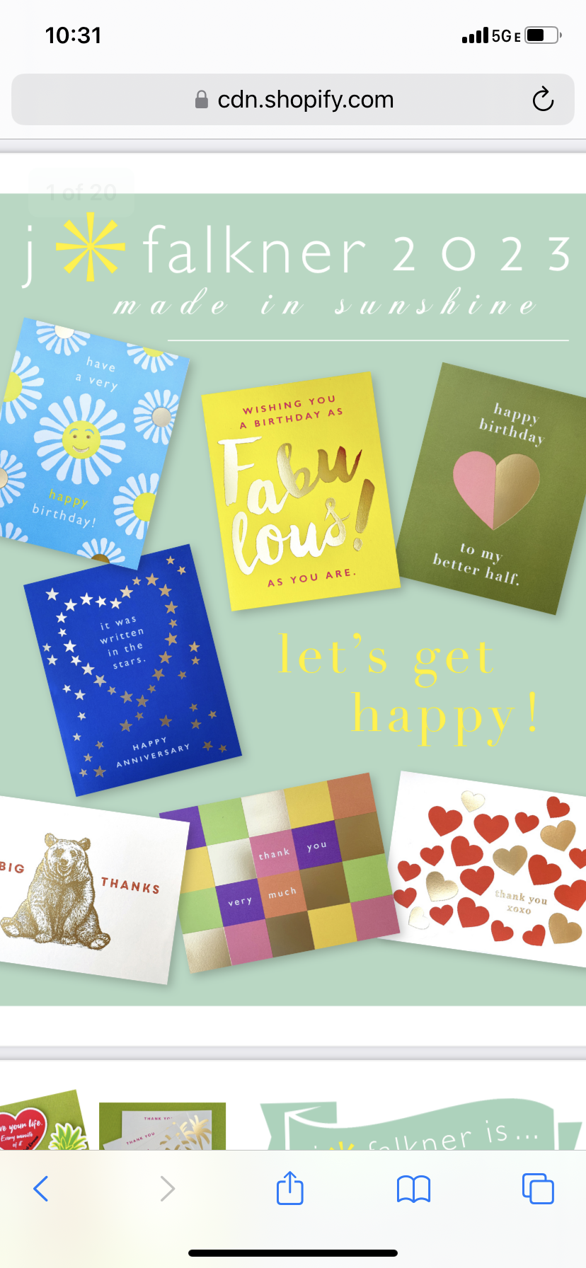 J Faulkner Cards