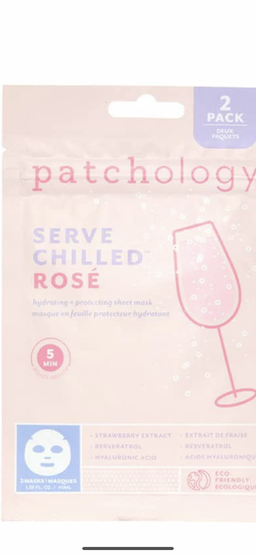 Rose Hydrating Facial Mask S/2