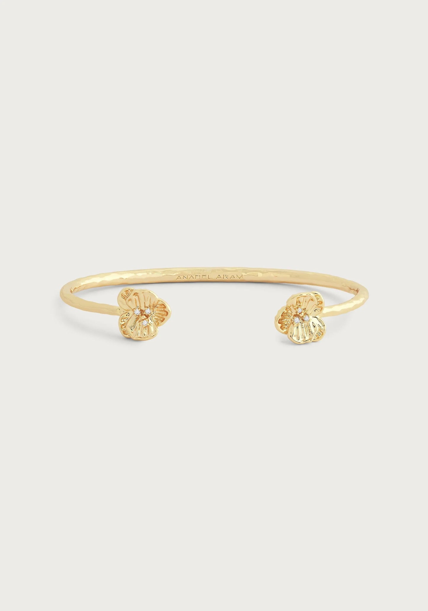 Orchid Gold Bangle - Bella Boutique