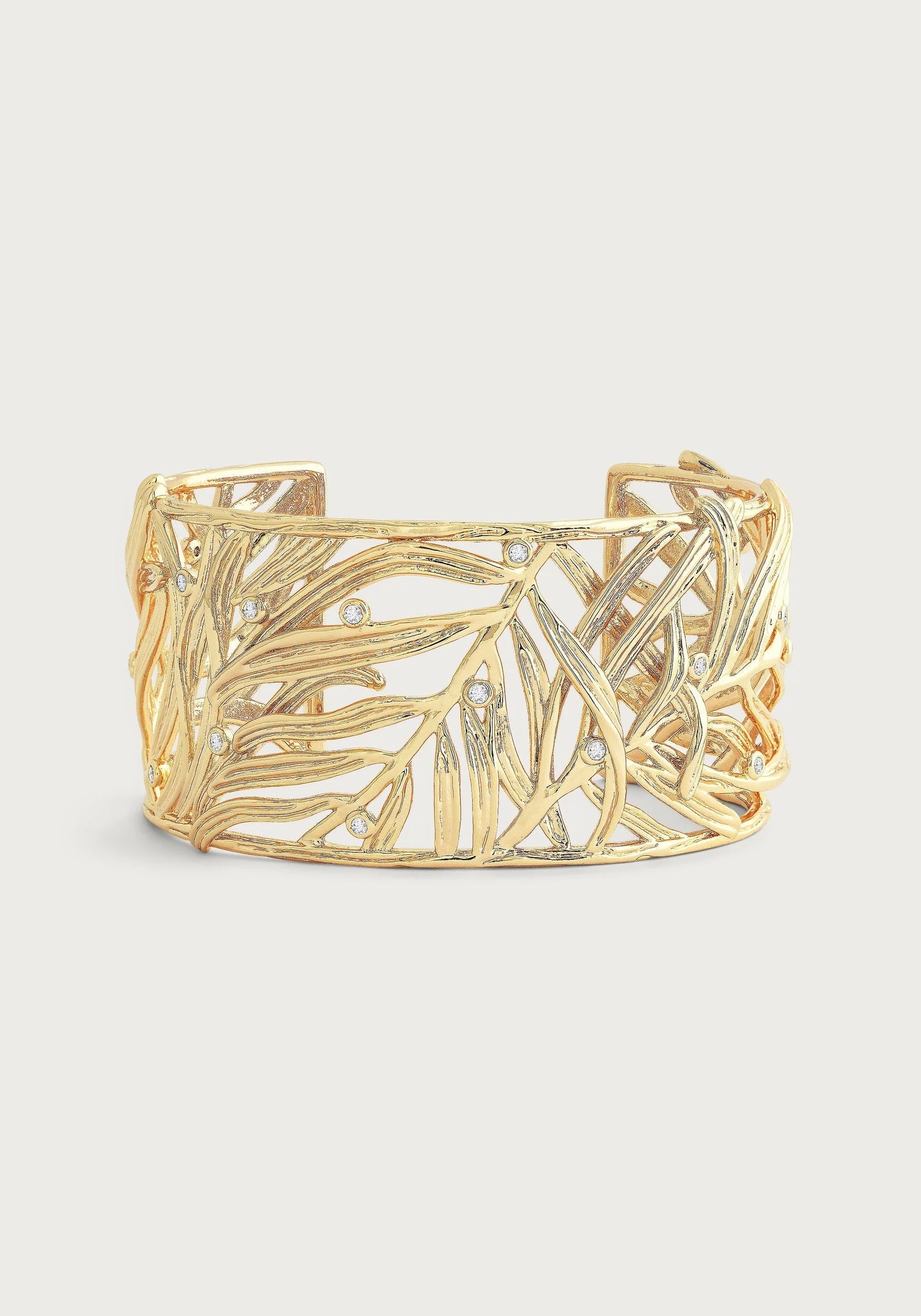 Palm Leaves Cuff - Bella Boutique