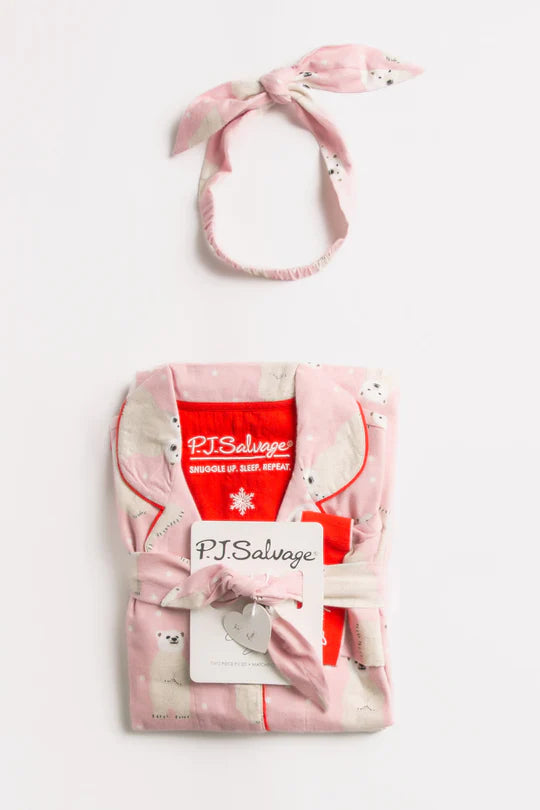 Pink Dream Flannel Set Pajamas