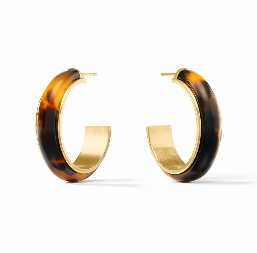 Carnaby Hoop Tortoiseshell - Bella Boutique