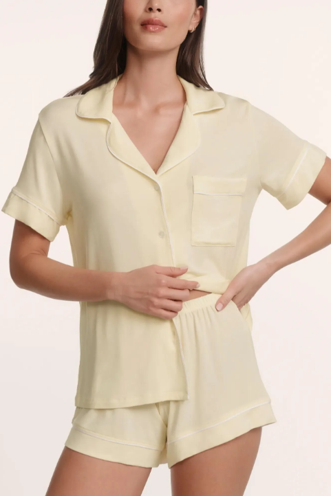 Buttercream Ivory Relax Gisele Short Set - Bella Boutique
