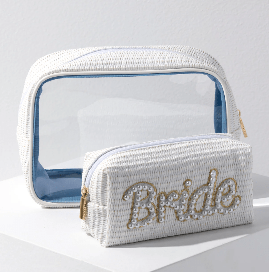 Bride Set of 2 Cosmetic Case - Bella Boutique