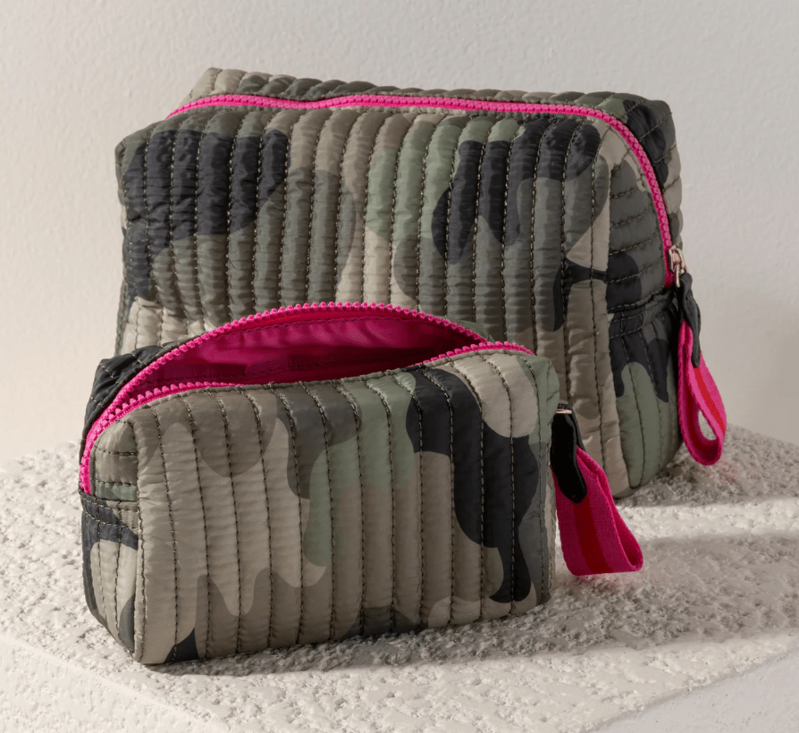 Ezra Camo Pouches - Bella Boutique