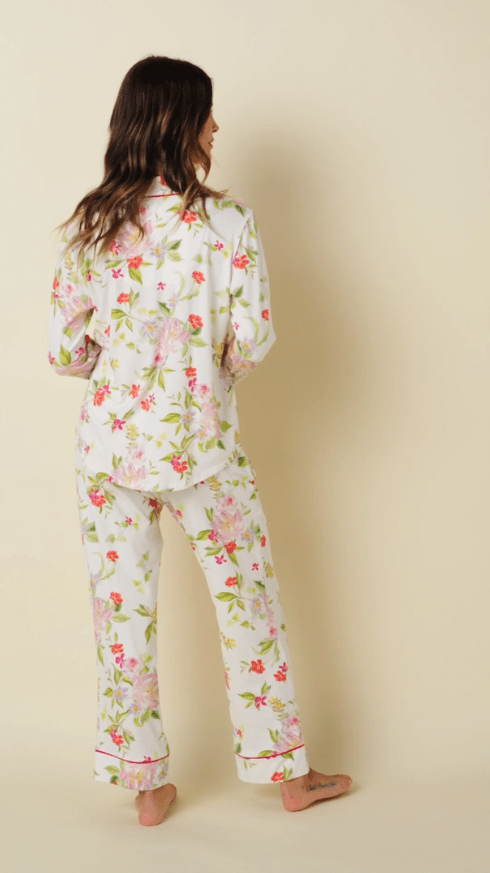 Florentina Pima Knit Pajama Long Set - Bella Boutique